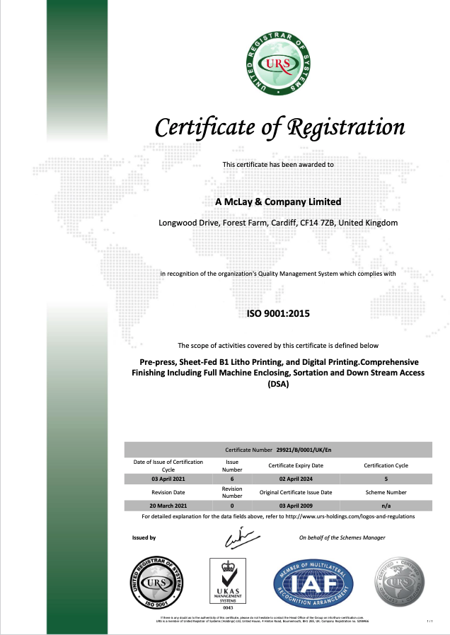 ISO9001 CERTIFICATE